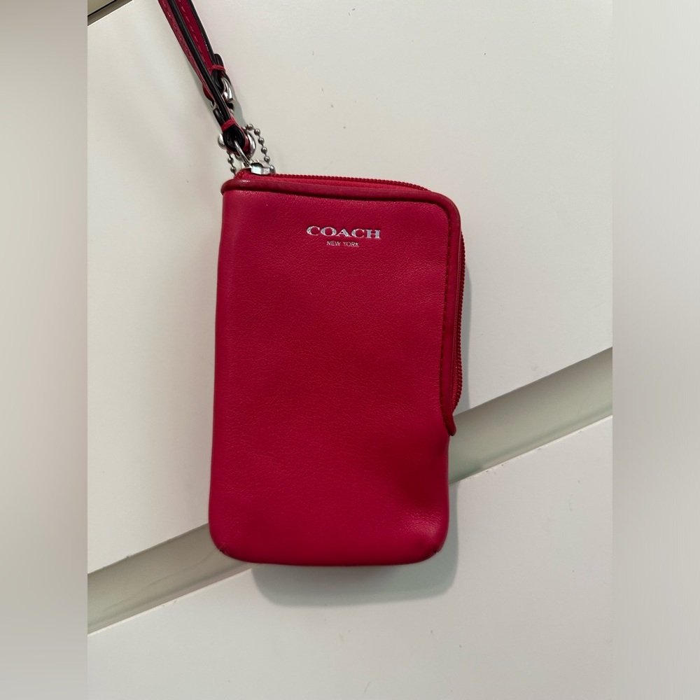 Coach Legacy Leather Wristlet